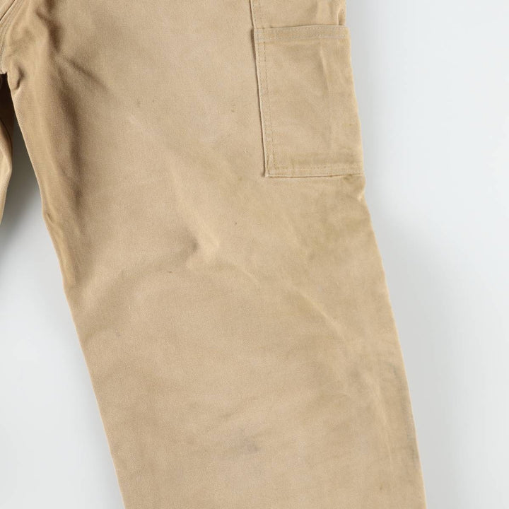 Carhartt Double Knee Duck Canvas Overalls, Men's Size W36 (approx.), Vintage unclear brown type Vintage Second Hand
