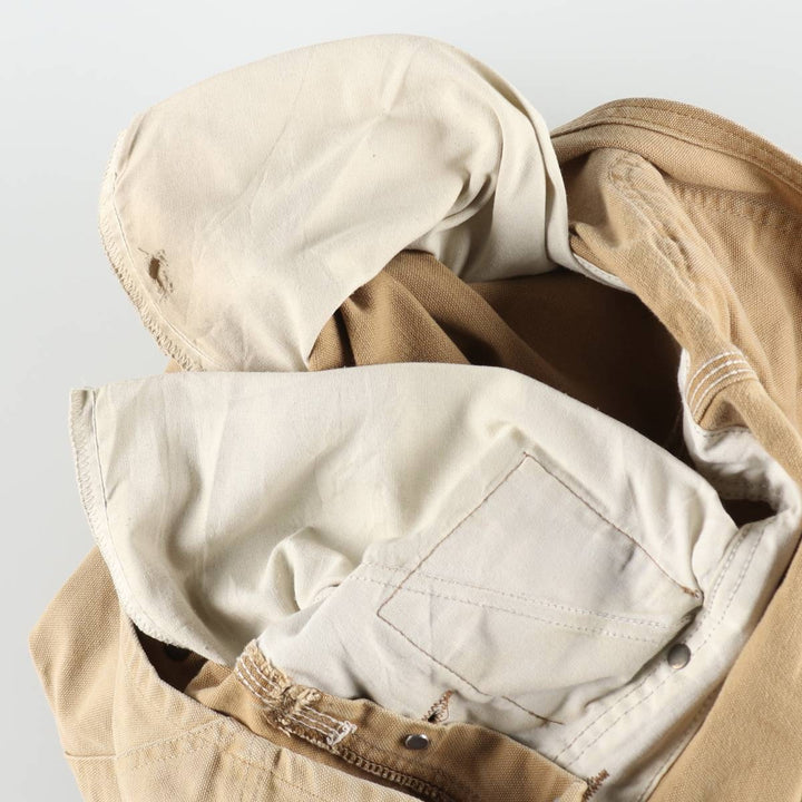 Carhartt Double Knee Duck Canvas Overalls, Men's Size W36 (approx.), Vintage unclear brown type Vintage Second Hand