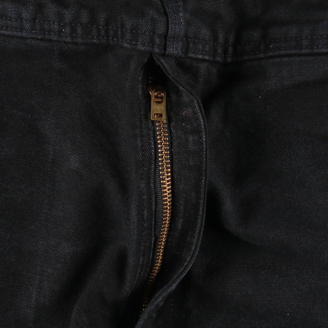 Carhartt Relaxed Fit Double Knee Black Duck Overalls, Men's Size W36 (approx.) cotton black type Vintage Second Hand