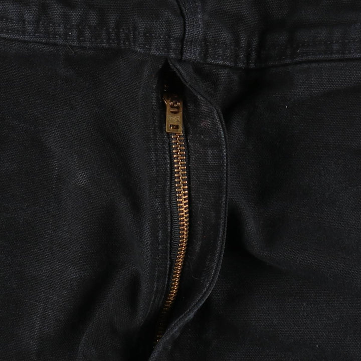 Carhartt Relaxed Fit Double Knee Black Duck Overalls, Men's Size W36 (approx.) cotton black type Vintage Second Hand