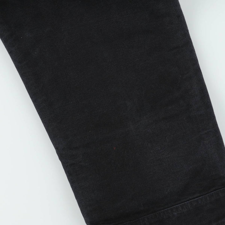 Carhartt Relaxed Fit Double Knee Black Duck Overalls, Men's Size W36 (approx.) cotton black type Vintage Second Hand