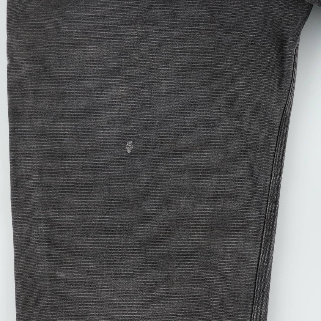 Oversized Carhartt double-knee duck overalls, men's size W46 unclear black type Vintage Second Hand
