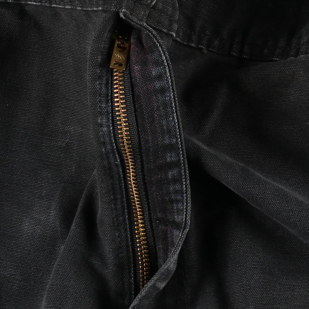 Big size Carhartt double knee duck overalls for men, equivalent to w41 cotton black type Vintage Second Hand