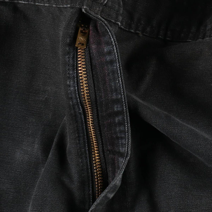 Big size Carhartt double knee duck overalls for men, equivalent to w41 cotton black type Vintage Second Hand