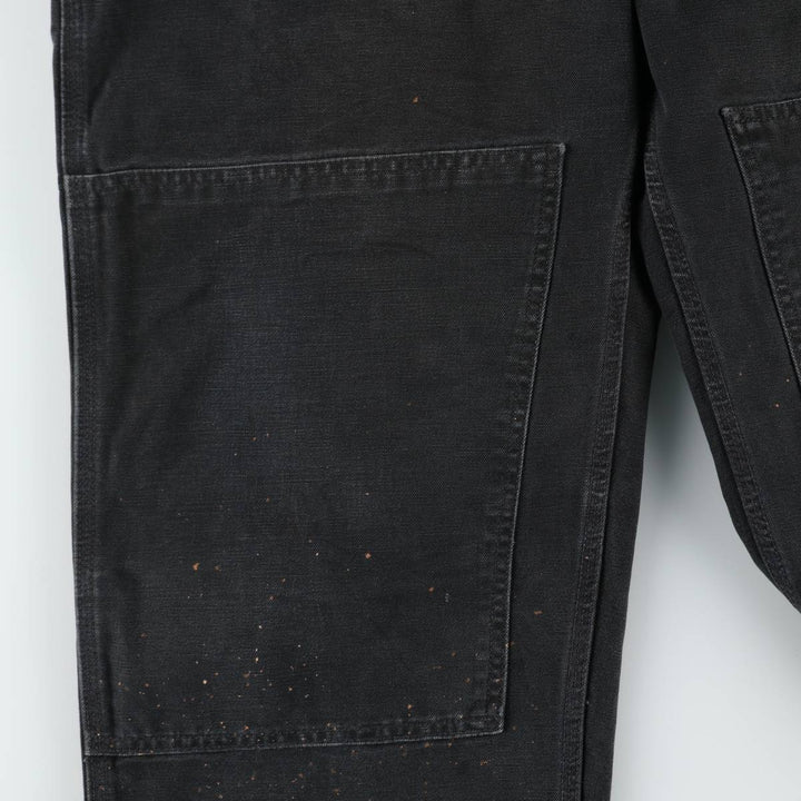 Big size Carhartt double knee duck overalls for men, equivalent to w41 cotton black type Vintage Second Hand