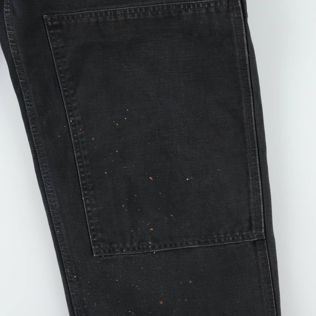 Big size Carhartt double knee duck overalls for men, equivalent to w41 cotton black type Vintage Second Hand