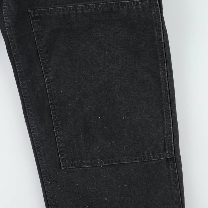 Big size Carhartt double knee duck overalls for men, equivalent to w41 cotton black type Vintage Second Hand