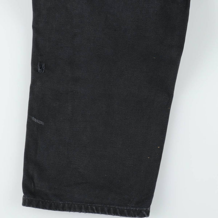 Big size Carhartt double knee duck overalls for men, equivalent to w41 cotton black type Vintage Second Hand