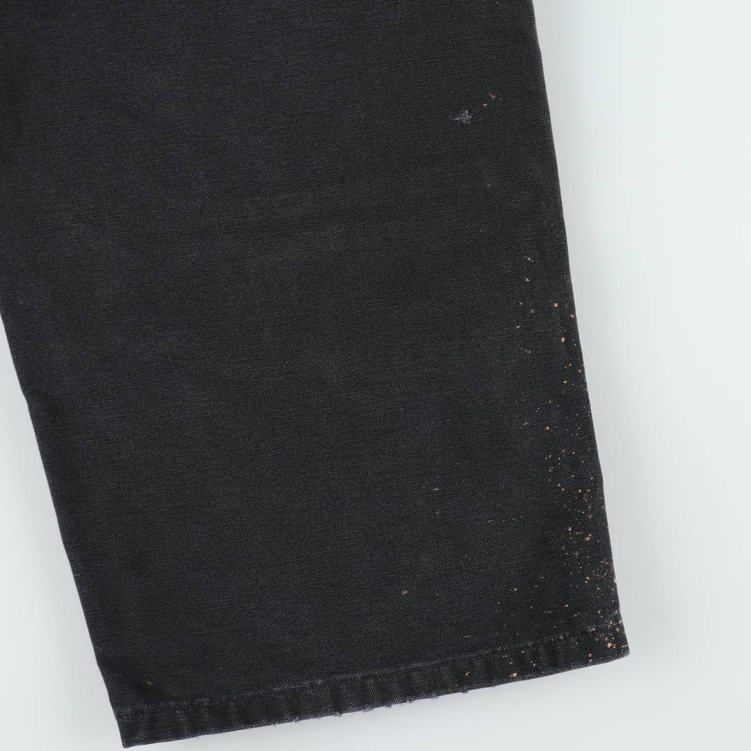 Big size Carhartt double knee duck overalls for men, equivalent to w41 cotton black type Vintage Second Hand