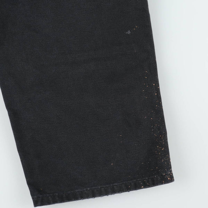 Big size Carhartt double knee duck overalls for men, equivalent to w41 cotton black type Vintage Second Hand