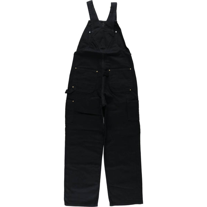 Carhartt Double Knee Duck Overalls for Men (W34 equivalent) cotton black type Vintage Second Hand