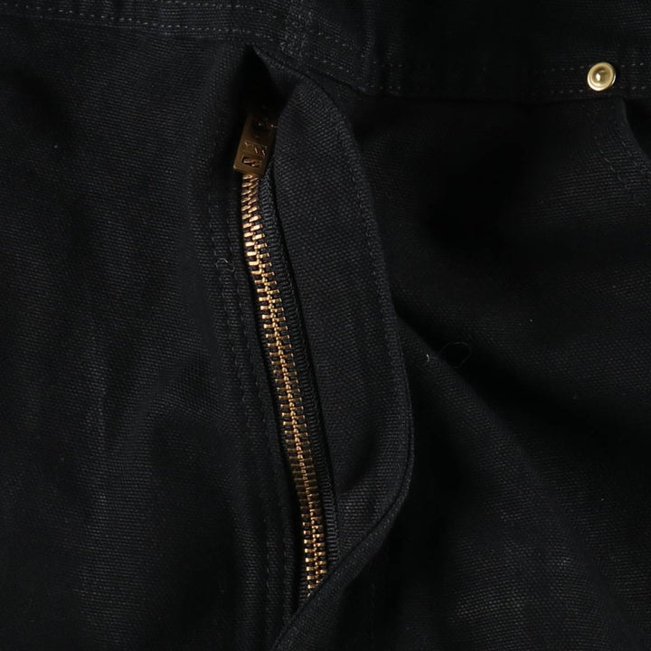Carhartt Double Knee Duck Overalls for Men (W34 equivalent) cotton black type Vintage Second Hand