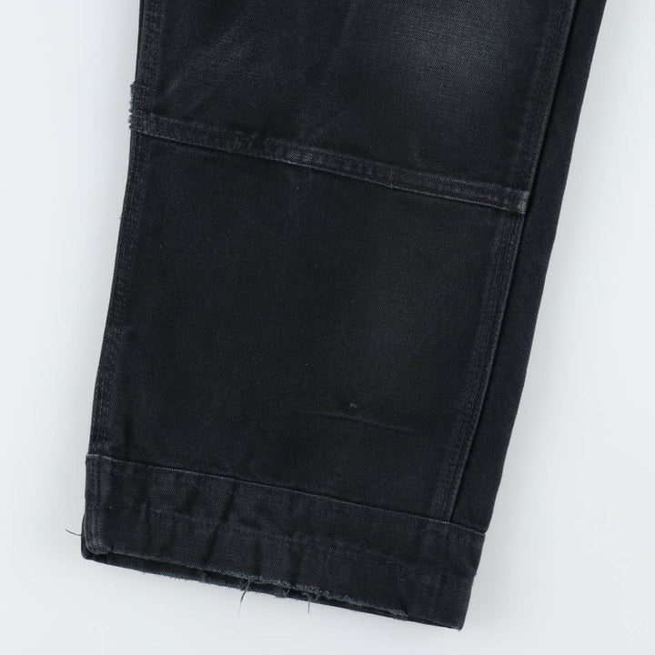 Oversized Carhartt double-knee duck overalls, men's size W40 cotton black type Vintage Second Hand