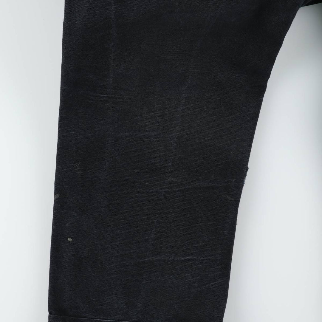 Oversized Carhartt double-knee duck overalls, men's size W40 cotton black type Vintage Second Hand