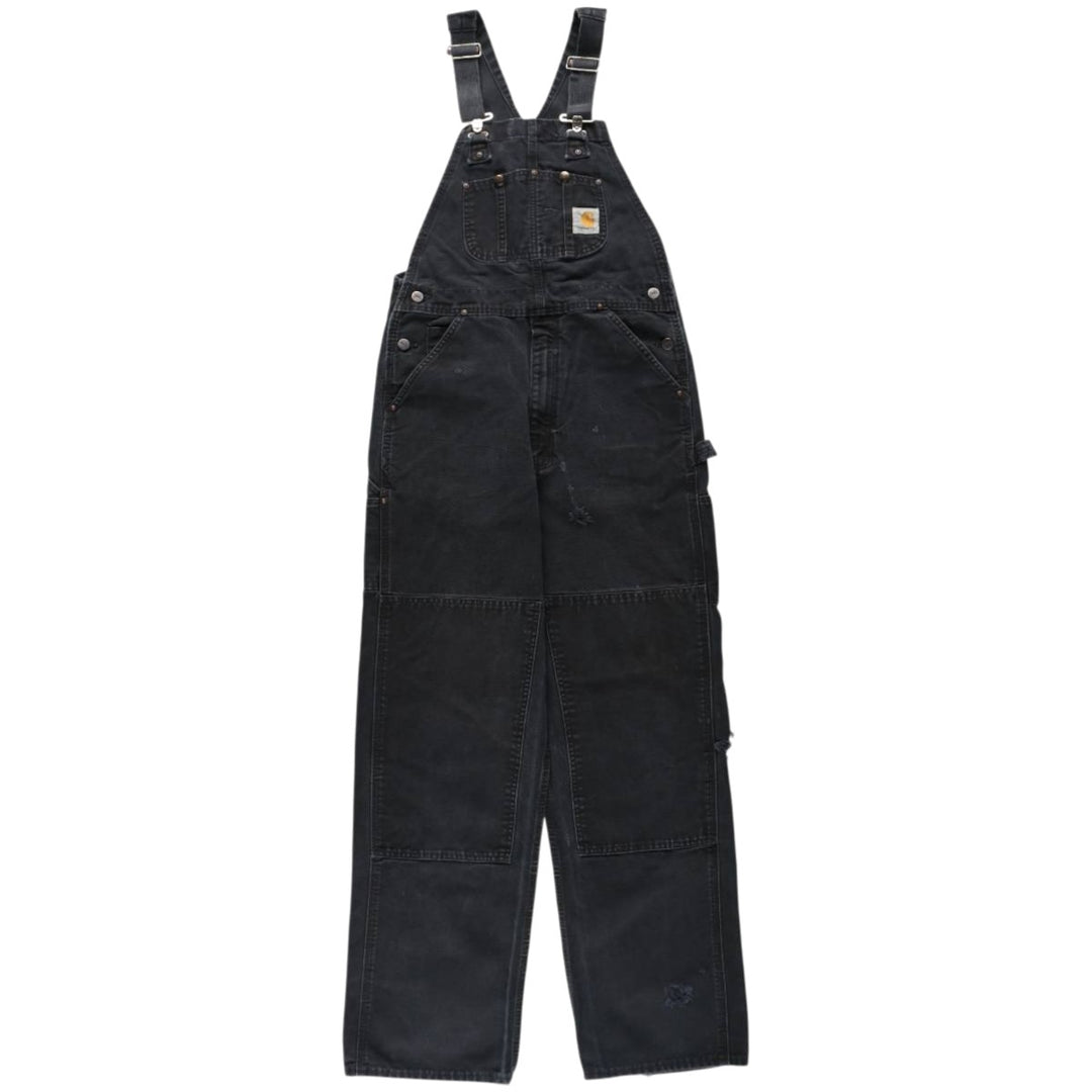 Carhartt Double Knee Duck Overalls for Men (W34 equivalent) unclear black type Vintage Second Hand