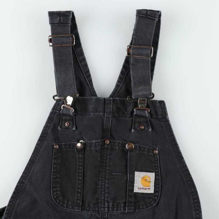 Carhartt Double Knee Duck Overalls for Men (W34 equivalent) unclear black type Vintage Second Hand