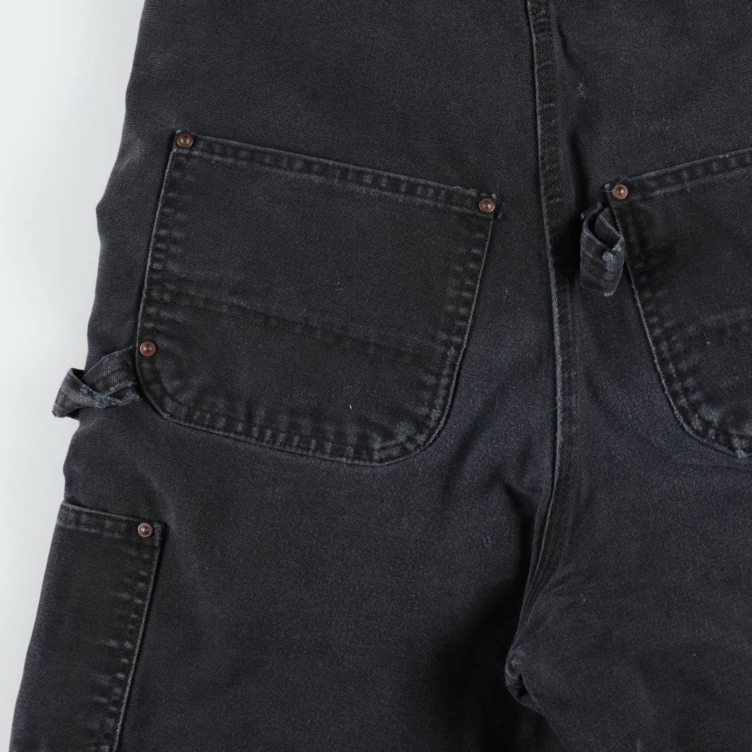 Carhartt Double Knee Duck Overalls for Men (W34 equivalent) unclear black type Vintage Second Hand