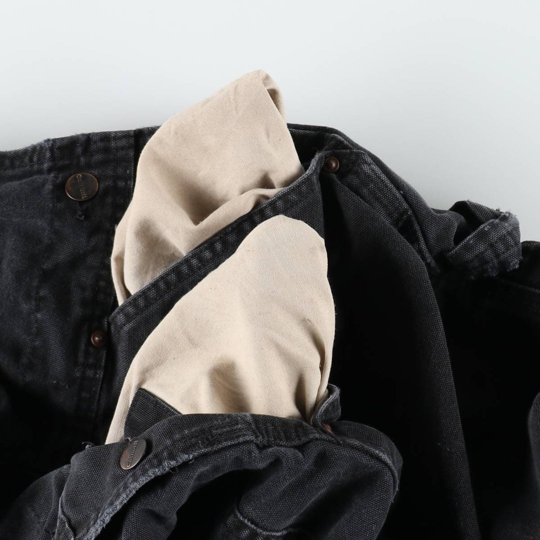 Carhartt Double Knee Duck Overalls for Men (W34 equivalent) unclear black type Vintage Second Hand