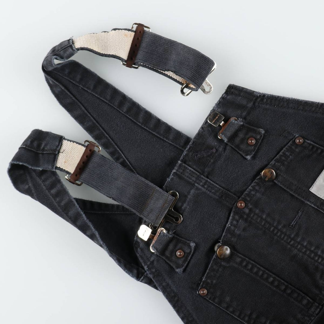 Carhartt Double Knee Duck Overalls for Men (W34 equivalent) unclear black type Vintage Second Hand