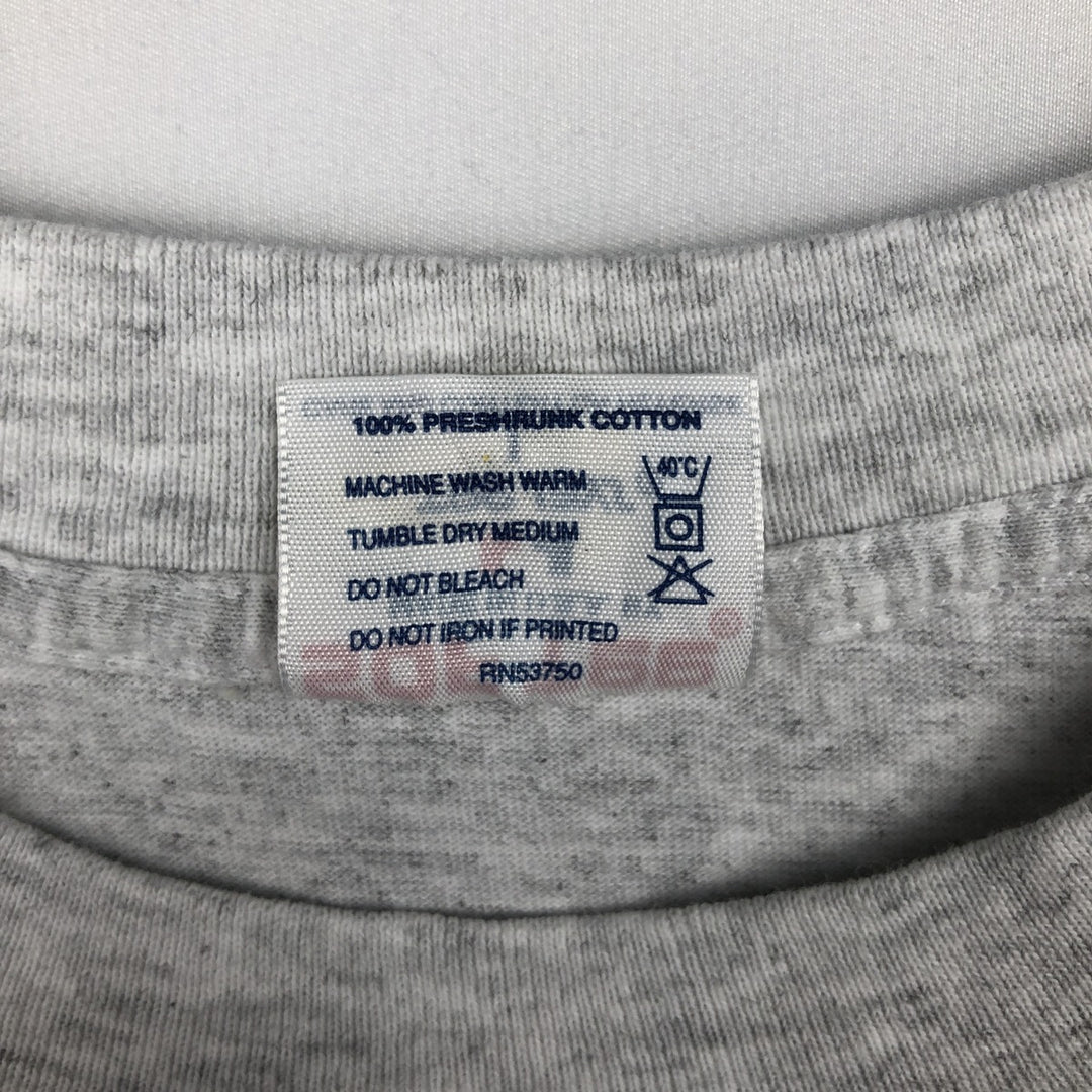 90'S SOF TEE MLB ATLANTA BRAVES Sports Print T-Shirt Made in USA Men's Size L (Equivalent) Vintage cotton white type Vintage Second Hand