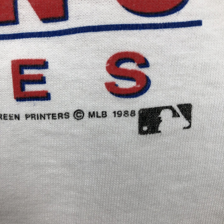 90'S Fruit of the Loom MLB Los Angeles Dodgers Sports Print T-Shirt, Made in USA, Men's XL equivalent, Vintage cotton white type Vintage Second Hand