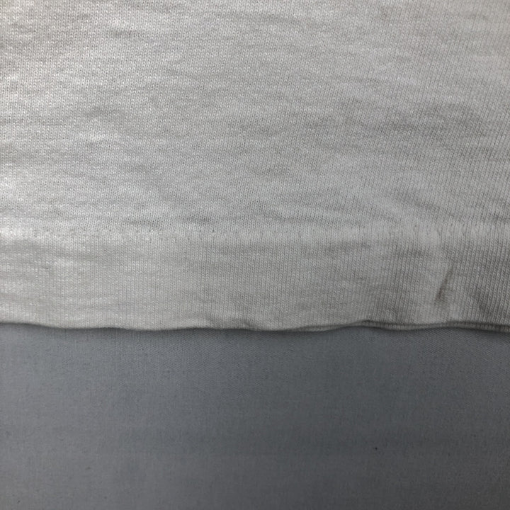Fruit of the Loom NBA Chicago Bulls sports print T-shirt, Made in USA, Men's size L (approx.) cotton white type Vintage Second Hand