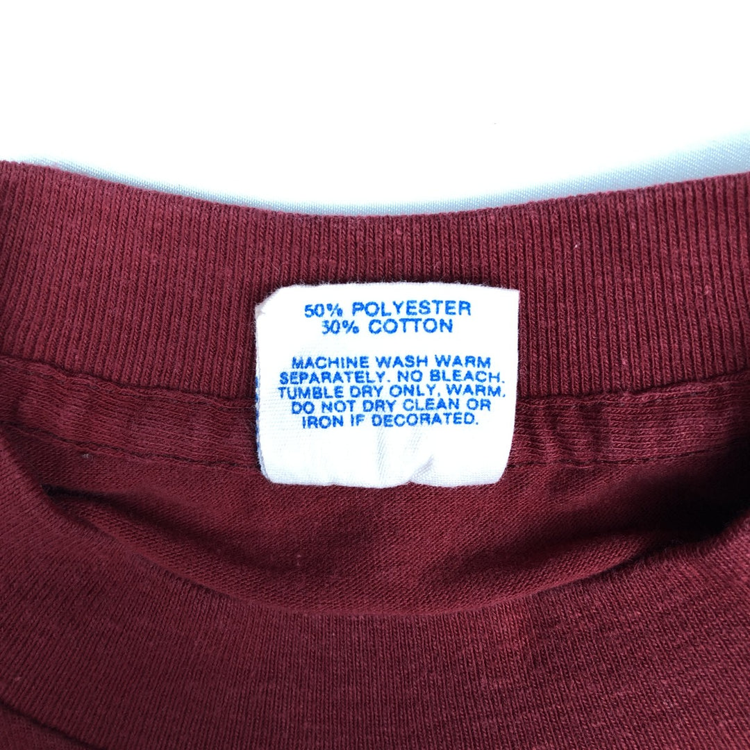 1980'S Disneyland Advertising T-Shirt, Made in USA, Men's Size M (approx.), Vintage cotton red type Vintage Second Hand