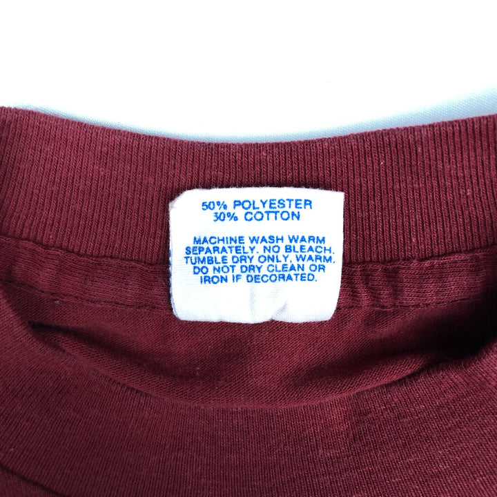 1980'S Disneyland Advertising T-Shirt, Made in USA, Men's Size M (approx.), Vintage cotton red type Vintage Second Hand