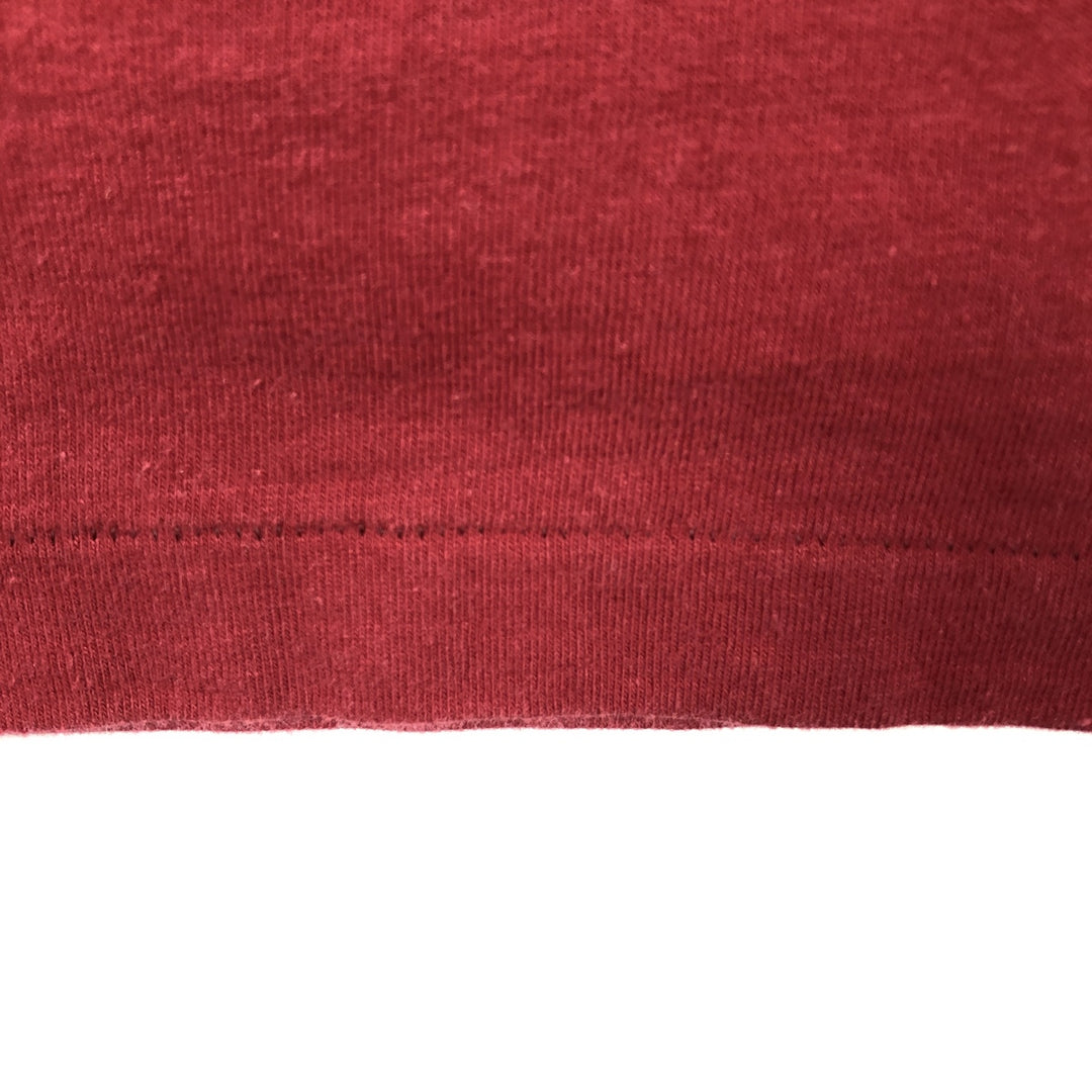 1980'S Disneyland Advertising T-Shirt, Made in USA, Men's Size M (approx.), Vintage cotton red type Vintage Second Hand