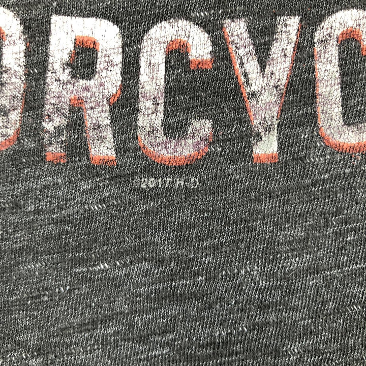 Harley-Davidson Motorcycle Bike T-shirt, Men's XL size cotton black type Vintage Second Hand
