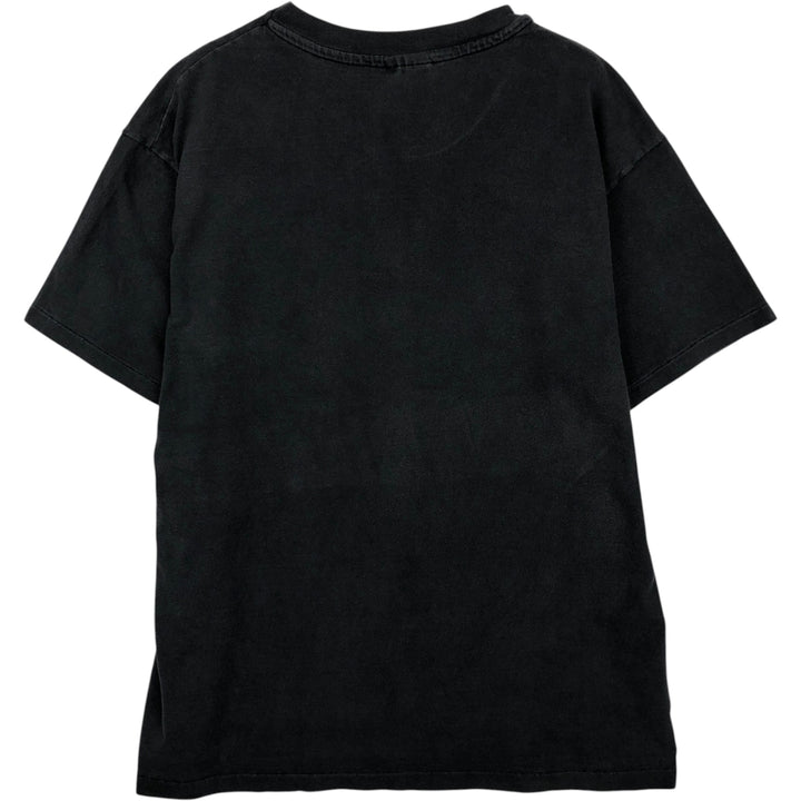 2000'S Hanes BEEFY-T Photo T-Shirt, Made in USA, Men's Size L (approx.) cotton black type Vintage Second Hand