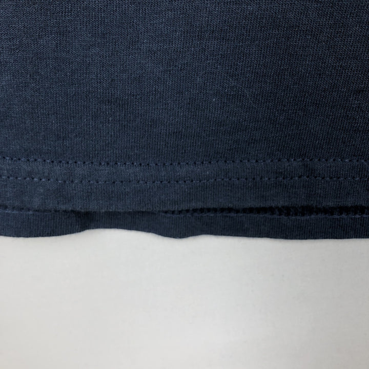 Vintage 90'S TULTEX printed T-shirt, size L for men cotton navy blue type Vintage Second Hand