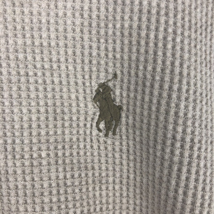 Ralph Lauren POLO RALPH LAUREN Thermal Long T-shirt Waffle Men's XL cotton Beige type Vintage Second Hand