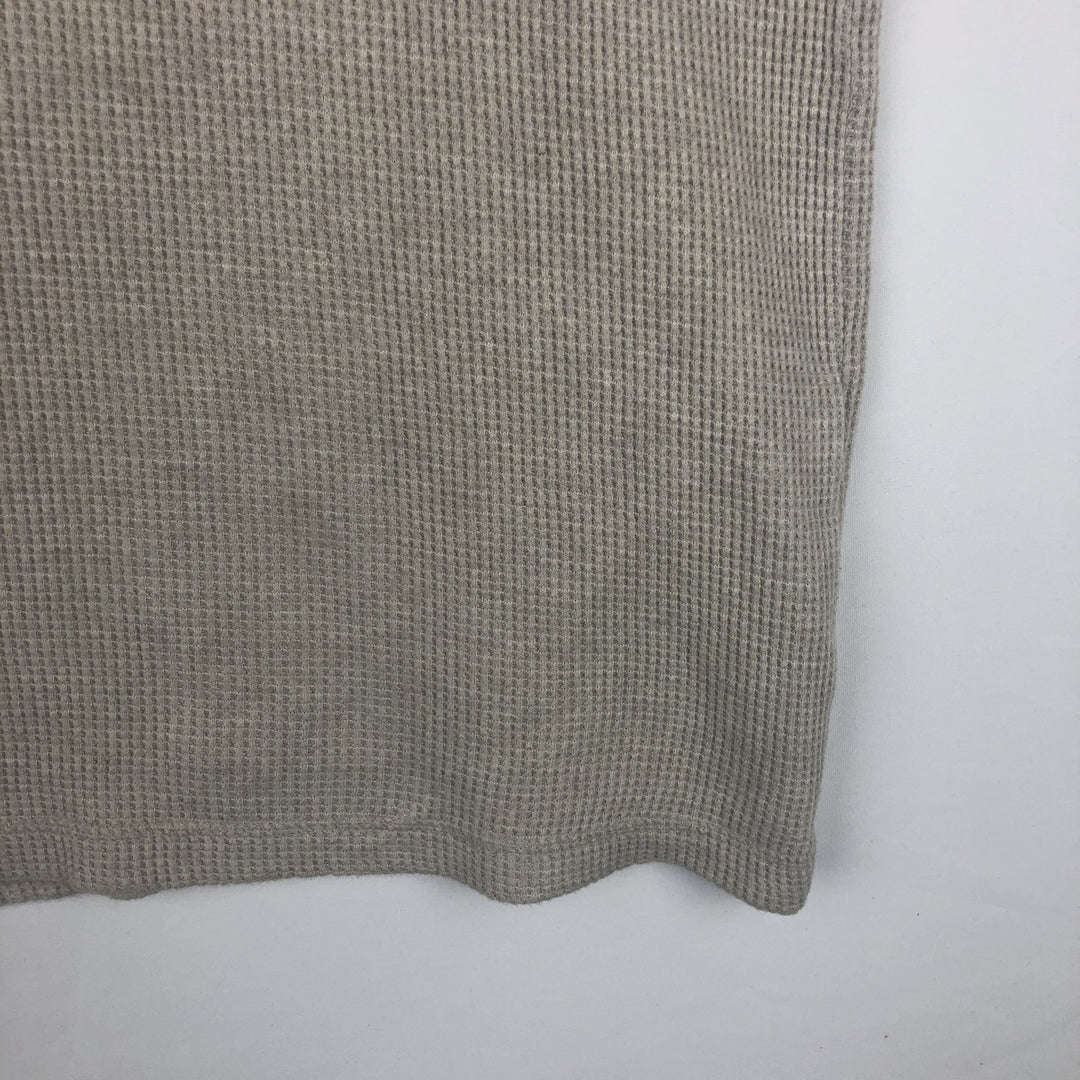 Ralph Lauren POLO RALPH LAUREN Thermal Long T-shirt Waffle Men's XL cotton Beige type Vintage Second Hand