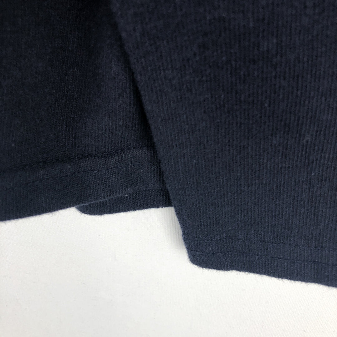 Saint James L'ATELIER boat neck long-sleeved T-shirt, made in France, men's size S equivalent. cotton navy blue type Vintage Second Hand