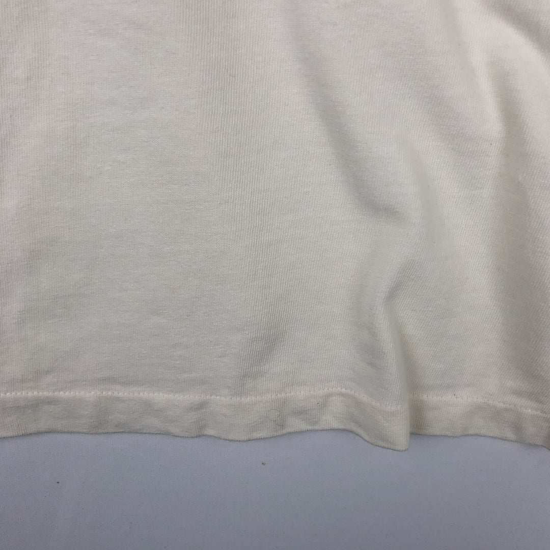 90'S GAP Old Gap Plain Pocket Long-Sleeve T-Shirt, Men's Size S (Equivalent), Vintage cotton ivory Vintage Second Hand