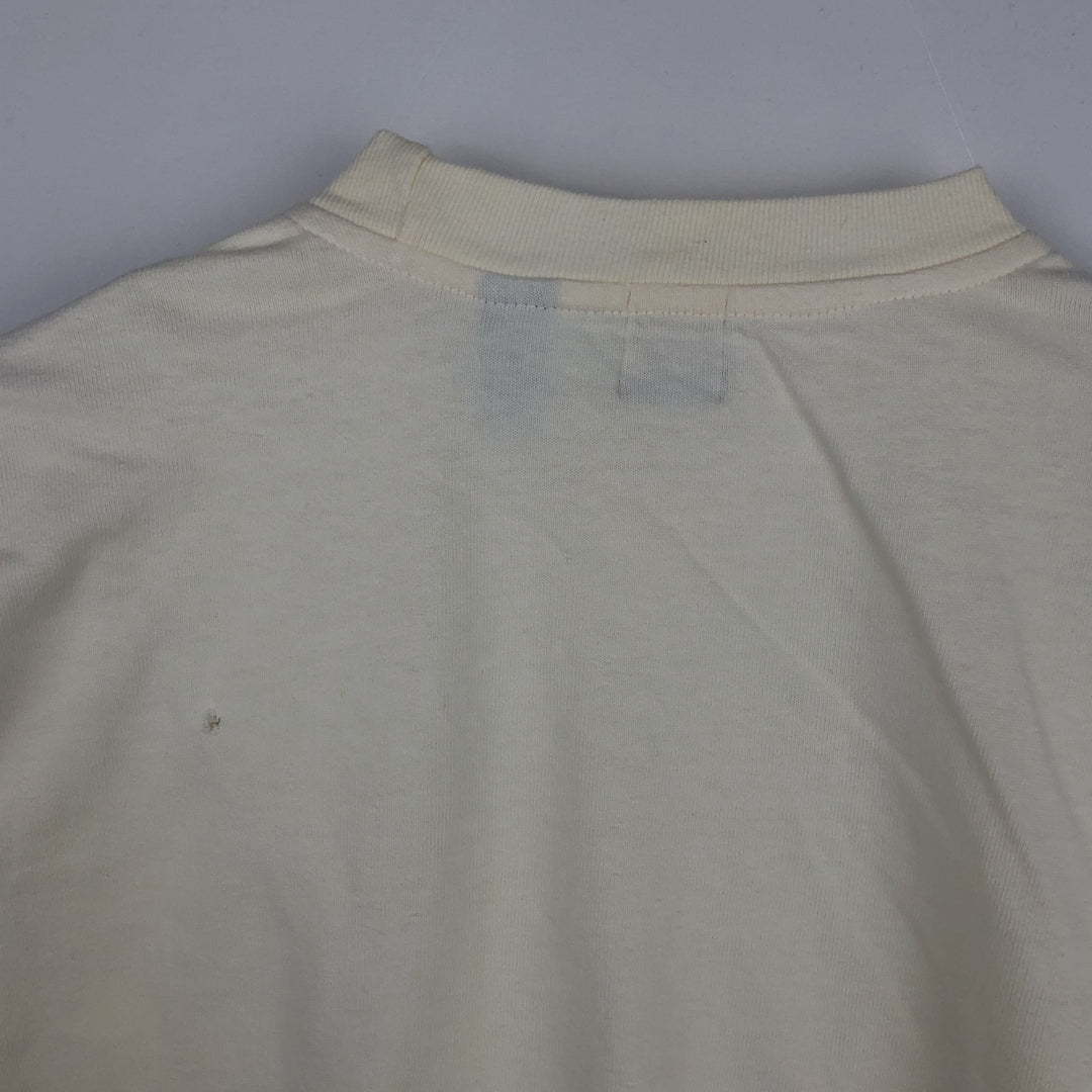 90'S GAP Old Gap Plain Pocket Long-Sleeve T-Shirt, Men's Size S (Equivalent), Vintage cotton ivory Vintage Second Hand