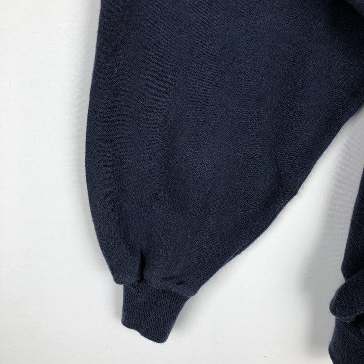 80'S Champion Tricolor Tag Sweatshirt Pullover Hoodie, Made in USA, Men's XL Equivalent, Vintage acrylic navy blue type Vintage Second Hand
