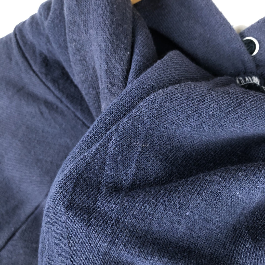 80'S Champion Tricolor Tag Sweatshirt Pullover Hoodie, Made in USA, Men's XL Equivalent, Vintage acrylic navy blue type Vintage Second Hand