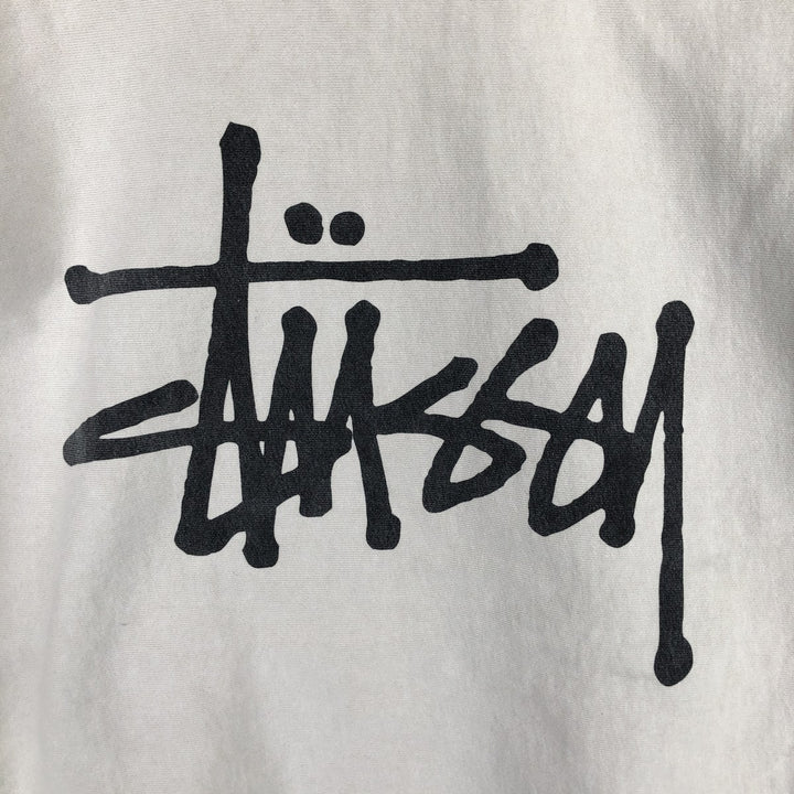Stussy sweatshirt pullover hoodie, men's size M cotton unbleached Vintage Second Hand