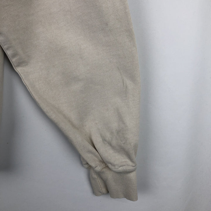 Stussy sweatshirt pullover hoodie, men's size M cotton unbleached Vintage Second Hand