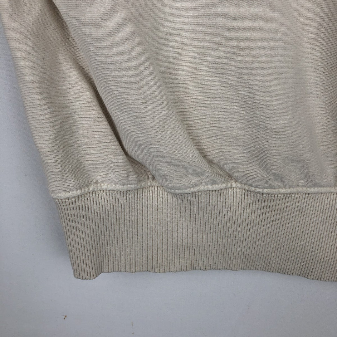 Stussy sweatshirt pullover hoodie, men's size M cotton unbleached Vintage Second Hand