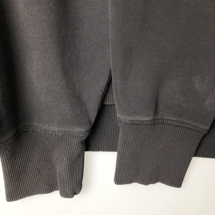 2000'S Calvin Klein JEANS mock neck logo sweatshirt, men's size M (approx.) cotton black type Vintage Second Hand