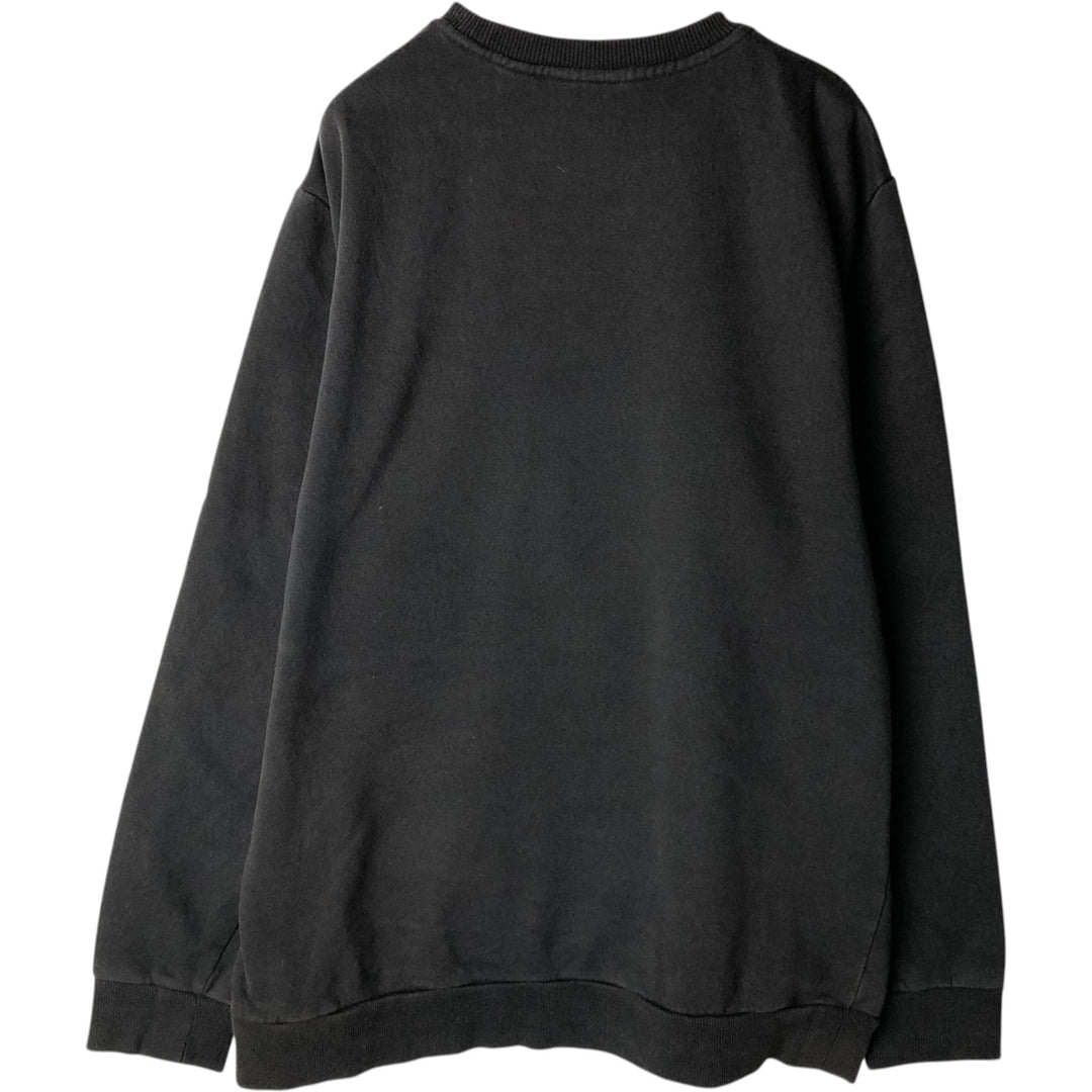 2000'S Calvin Klein logo sweatshirt, men's size XL equivalent. cotton black type Vintage Second Hand
