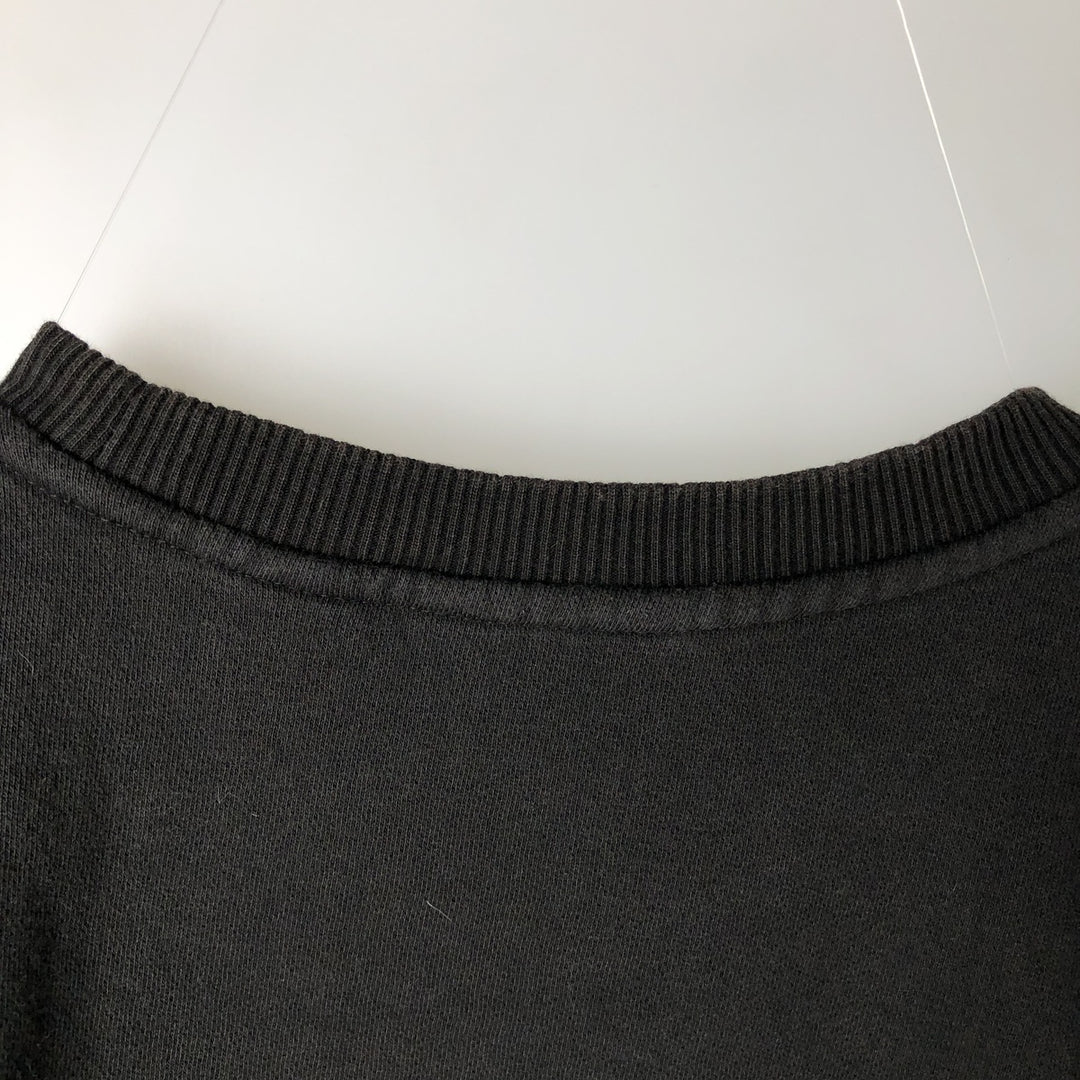 2000'S Calvin Klein logo sweatshirt, men's size XL equivalent. cotton black type Vintage Second Hand