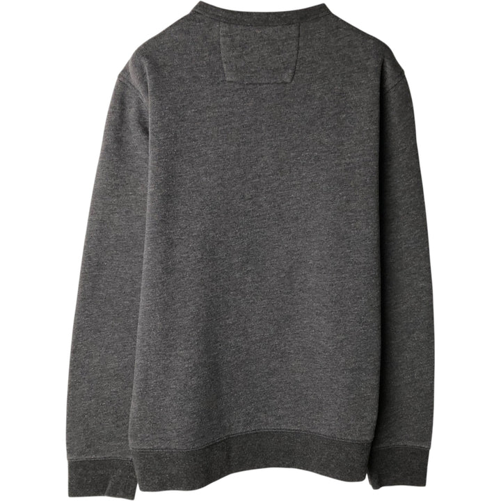 2000'S Banana Republic Plain Blank Sweatshirt (Men's Size M) cotton gray type Vintage Second Hand