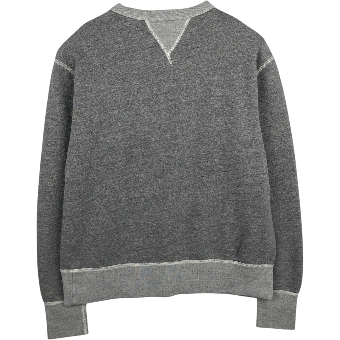 Ralph Lauren POLO RALPH LAUREN logo sweatshirt, men's size L cotton gray type Vintage Second Hand