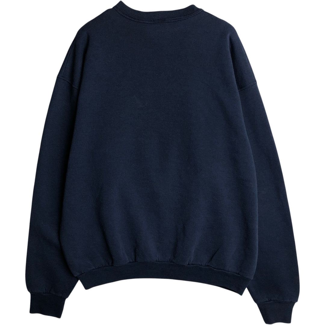 90'S Guess printed sweatshirt, made in the USA, men's size L, vintage cotton navy blue type Vintage Second Hand