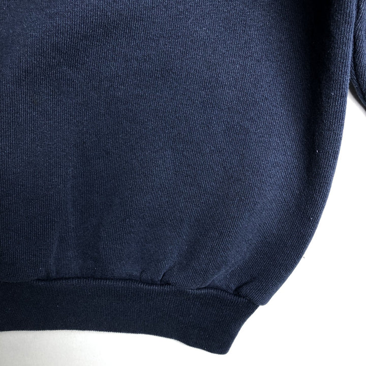 90'S Guess printed sweatshirt, made in the USA, men's size L, vintage cotton navy blue type Vintage Second Hand