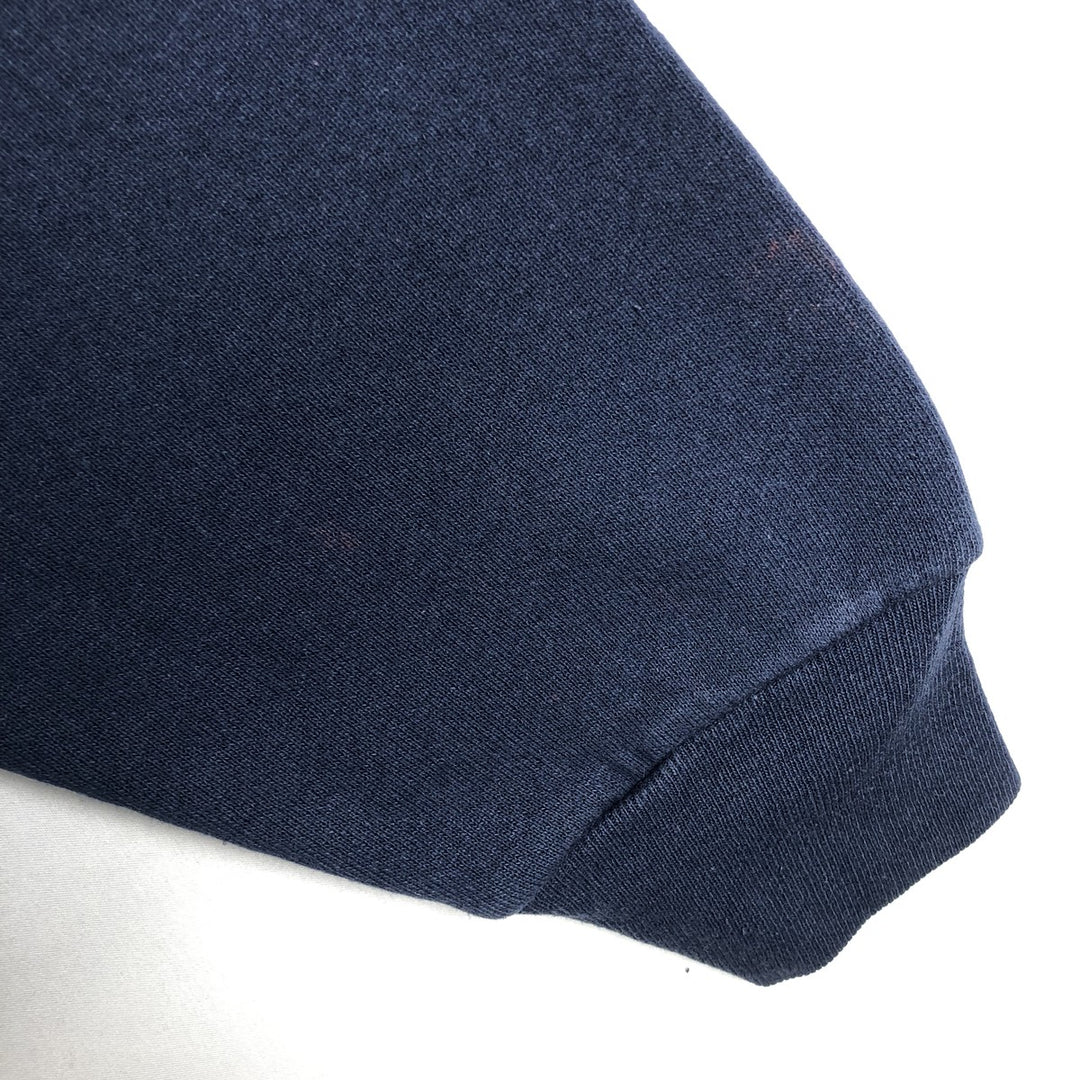 90'S Guess printed sweatshirt, made in the USA, men's size L, vintage cotton navy blue type Vintage Second Hand